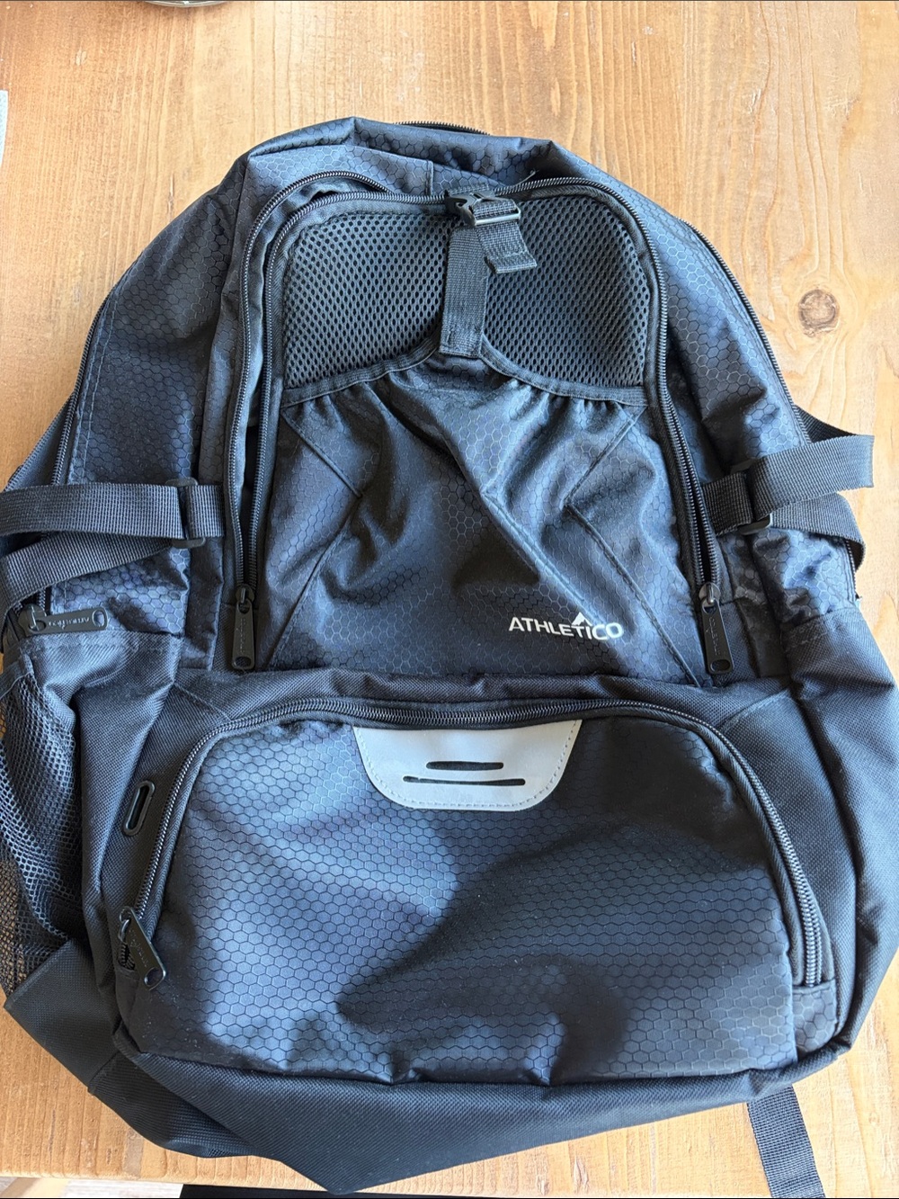 Athletico Black Men's Tech/Soccer Backpack